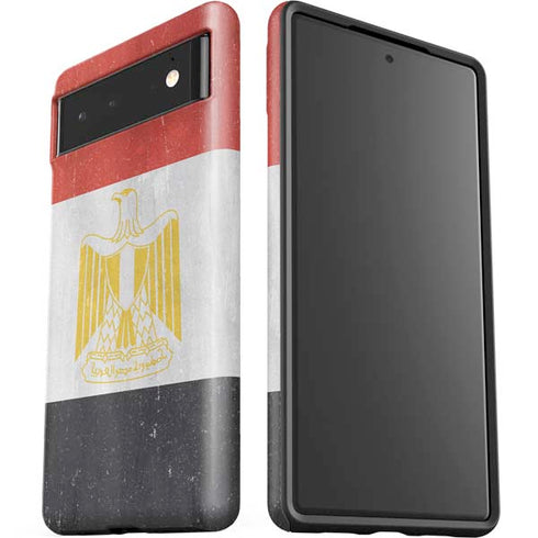 Egypt Flag Distressed Google Pixel 6 Case
